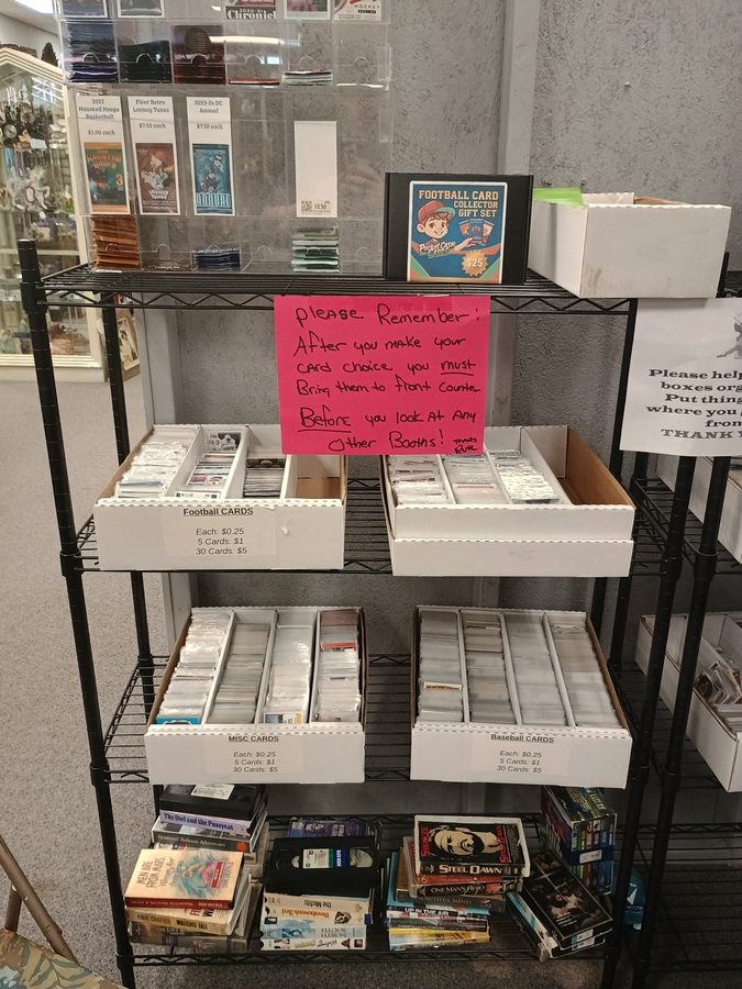 Pocket Cash Cards Booth #64 inside Texoma Trading Post Antique Mall, Ardmore OK