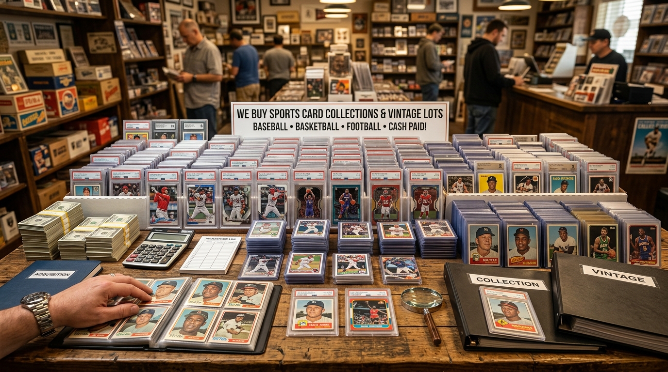 We Buy Sports Cards and Vintage Collections